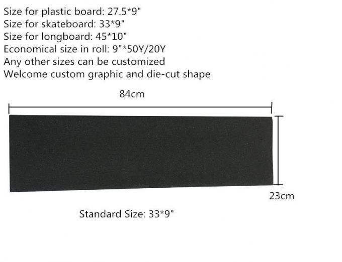 Customized Anti-Slip Waterproof Durabel Stable Safety Skateboard Griptape 0