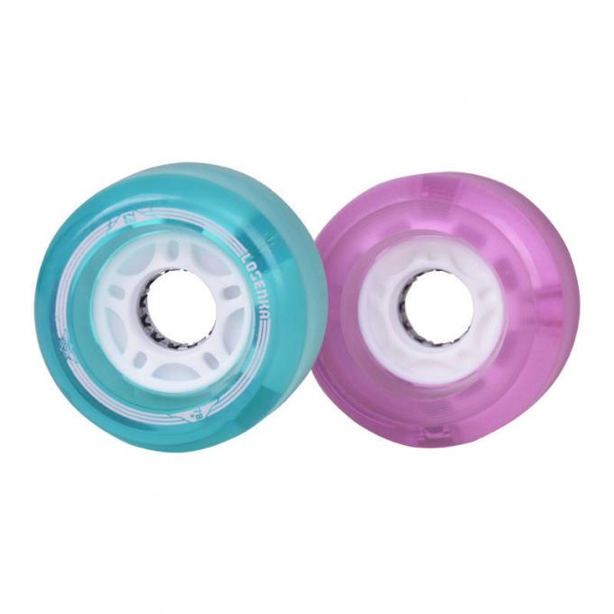 50MM-59MM LED Lighted Skateboard Wheels PU Cruiser Skateboard Wheels 1