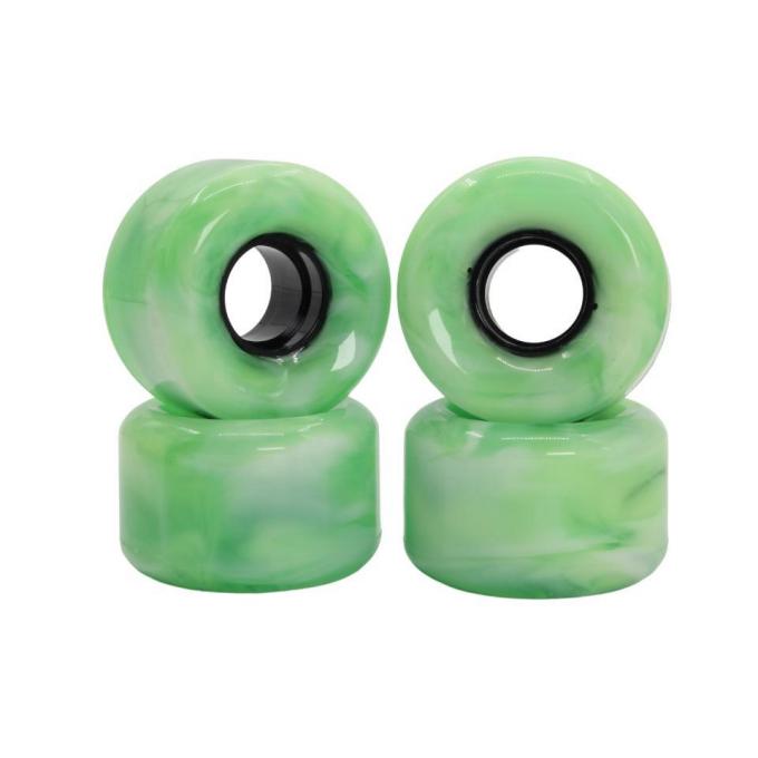 Customization Green PU Skateboard Wheels 50MM-59MM Downhill Longboard Wheels 1