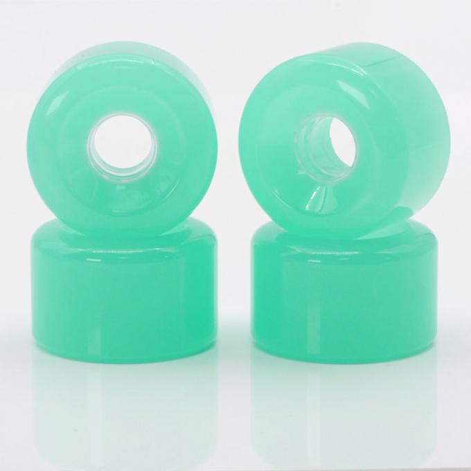 Customization Green PU Skateboard Wheels 50MM-59MM Downhill Longboard Wheels 2