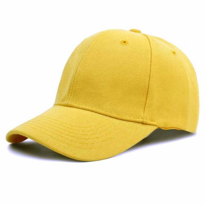 Customizable Cotton Sports Wear 5 Panel Baseball Cap With Brim 0