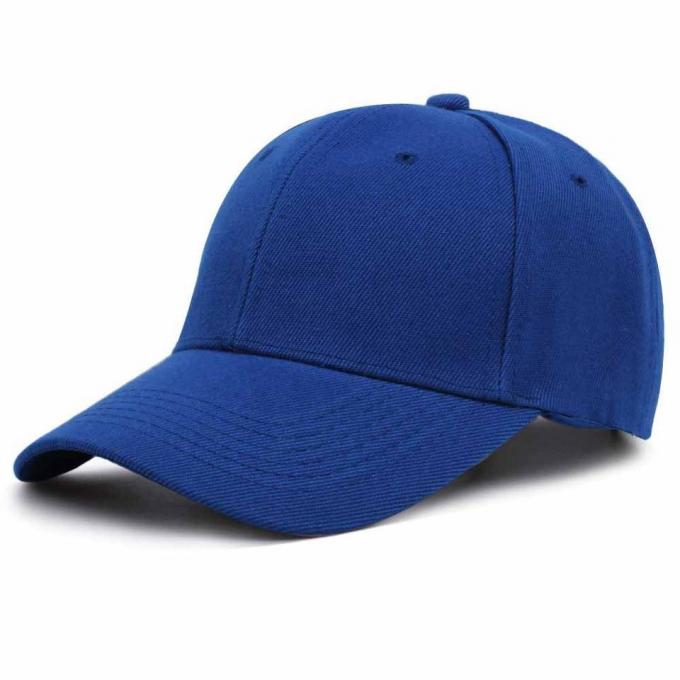 Customizable Cotton Sports Wear 5 Panel Baseball Cap With Brim 2