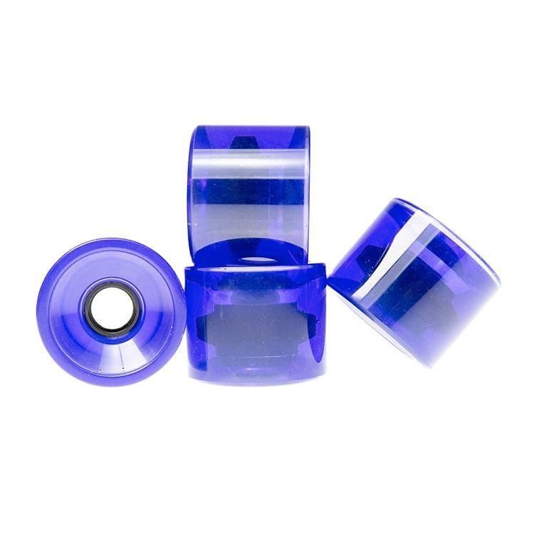 Mixed Blended Swirl Color PU Skateboard Wheels High Rebound Customization