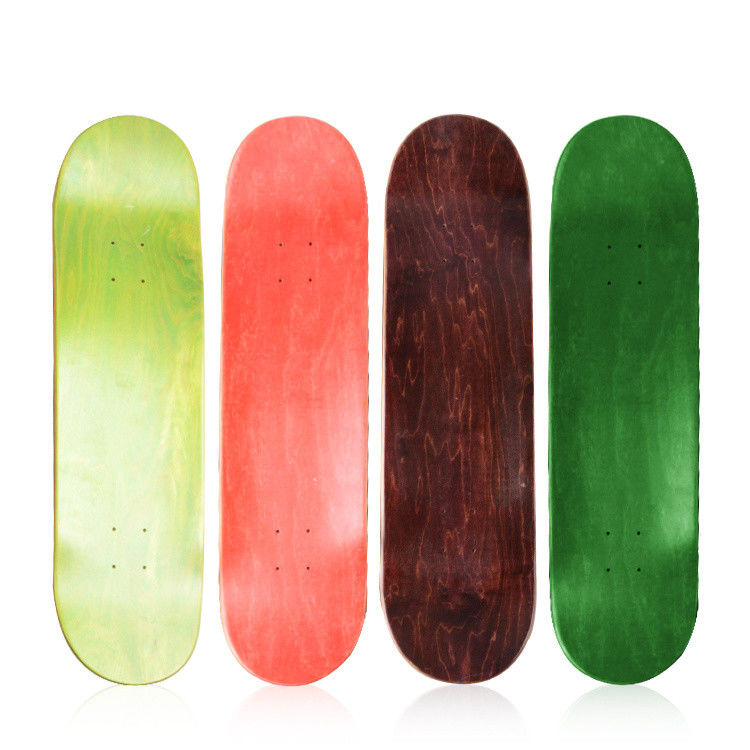 2024 Factory Wholesale Double Kick  7 Ply  Maple Wood Skateboard 8.5 inch