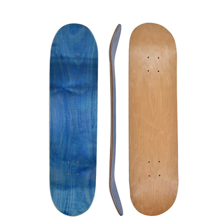 2024 Factory Wholesale Double Kick  7 Ply  Maple Wood Skateboard 8.5 inch