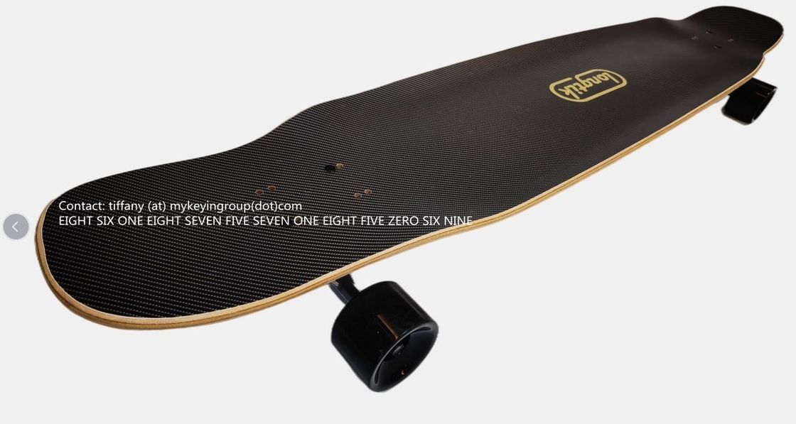 2024 Hot Sales Style 7 Ply Maple Custom Concave Double Kick Professional Long Board Skateboard